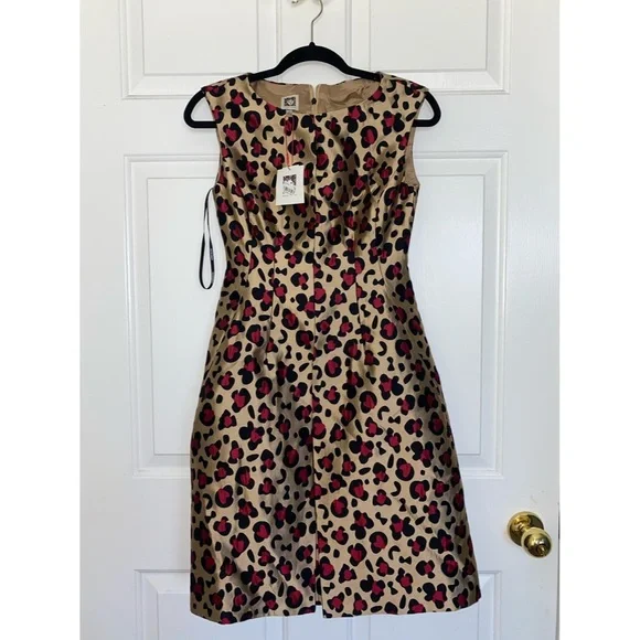 Anne Klein Cheetah Print Fit & Flair Dress - Picture 2 of 3